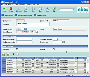 Screenshot Financial accounting Screenshot Financial accounting