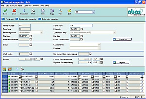 Screenshot Material valuation Screenshot Material valuation
