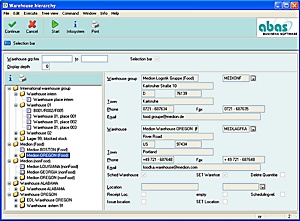 Screenshot Materials management Screenshot Materials management
